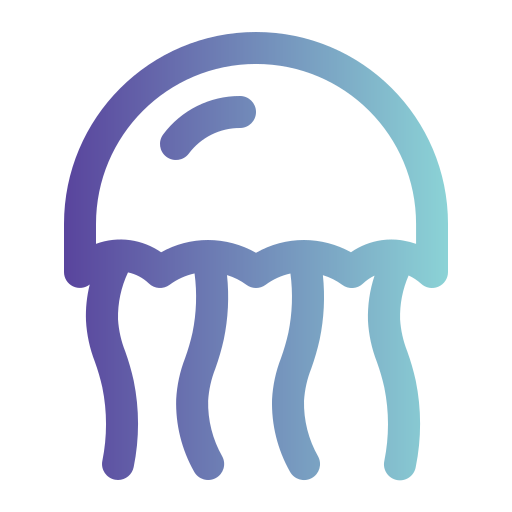 Jellyfish Generic gradient outline icon