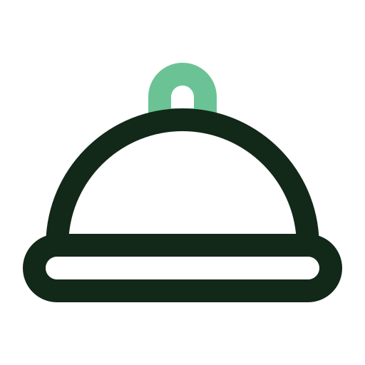 bandeja de comida Generic color outline icono