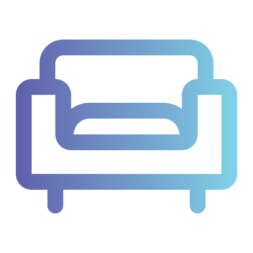 Sofa Generic gradient outline icon