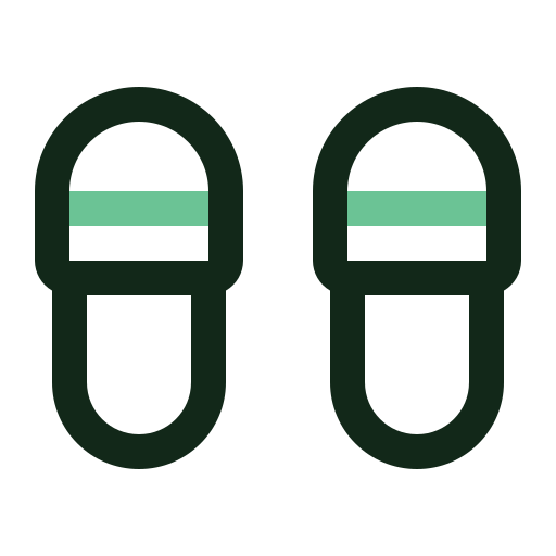 pantofel Generic color outline ikona