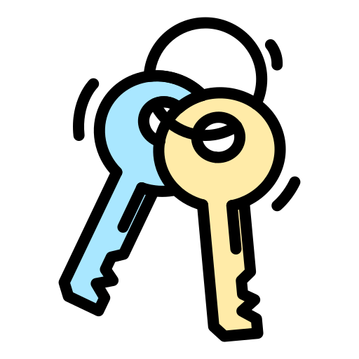 klucz od domu Generic color lineal-color ikona