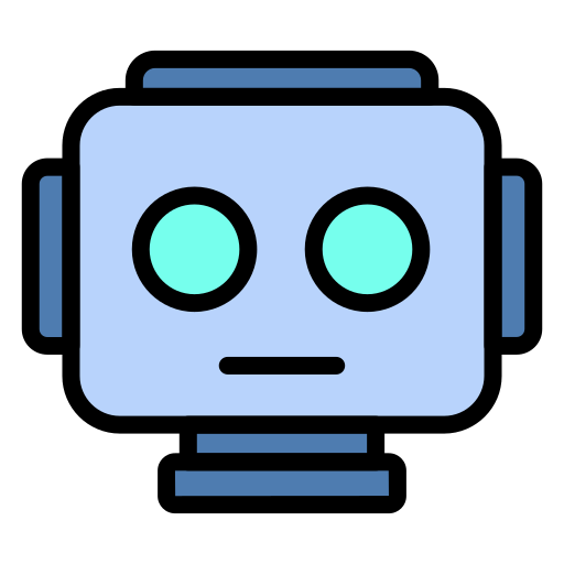 cabeza de robot Generic color lineal-color icono
