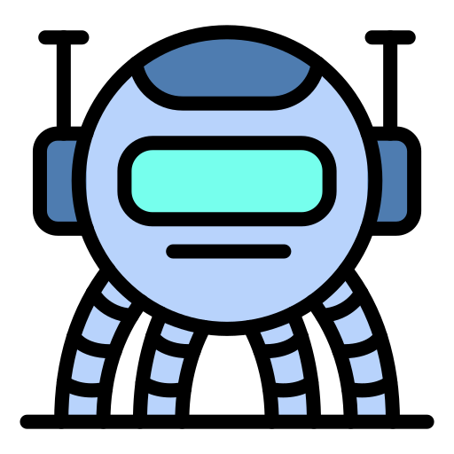 Space robot Generic color lineal-color icon