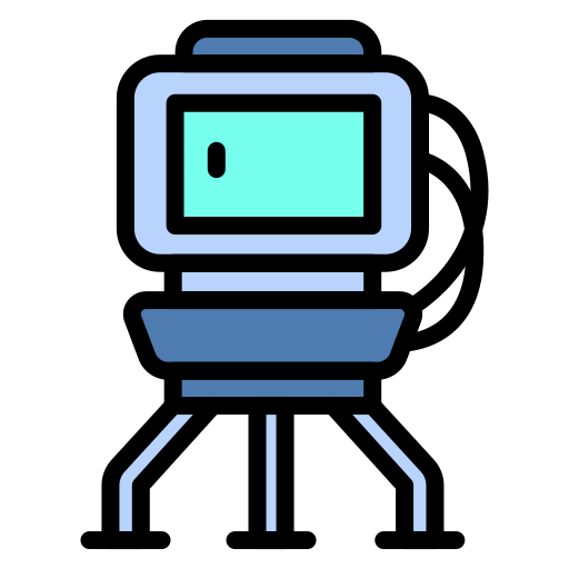 Space robot Generic color lineal-color icon