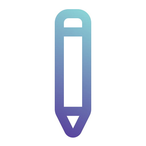 ołówek Generic gradient outline ikona