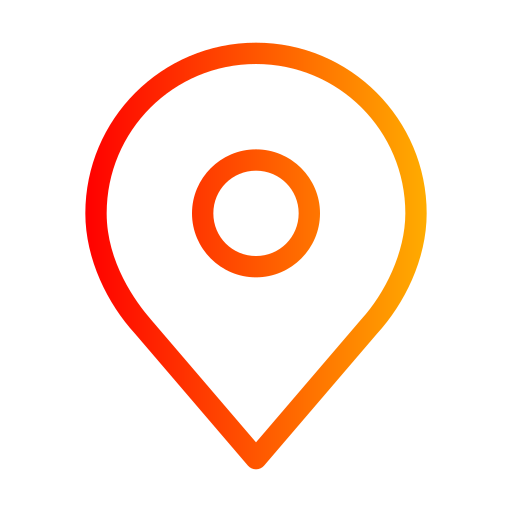 Location Generic gradient outline icon