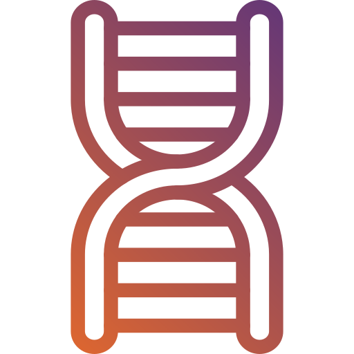 struktura dna Generic gradient outline ikona