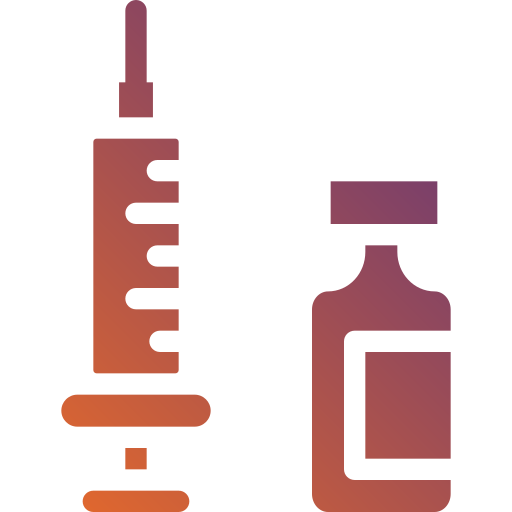 szczepionka Generic gradient fill ikona