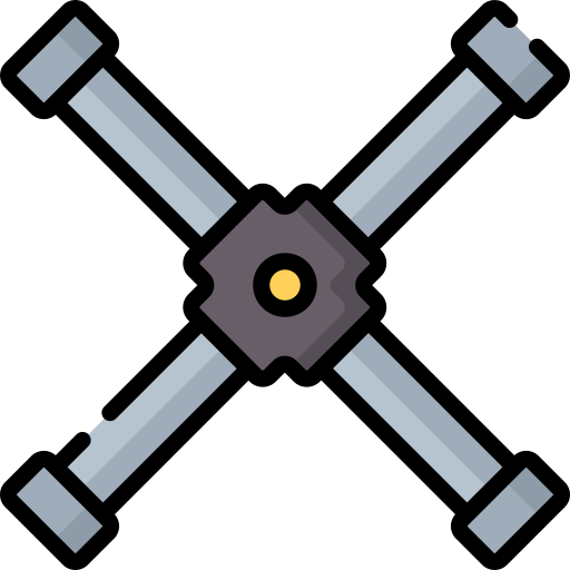 Cross wrench Special Lineal color icon