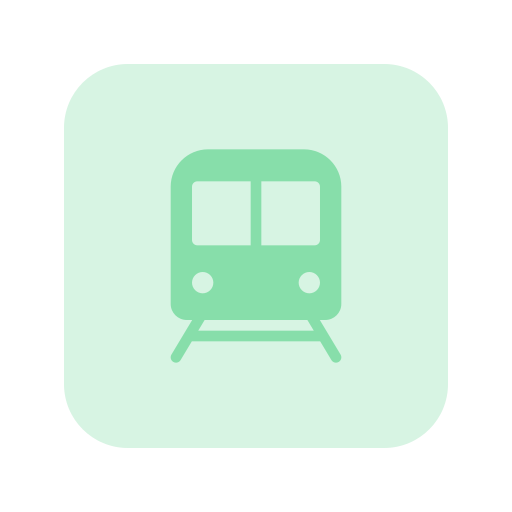 電車 Generic color fill icon