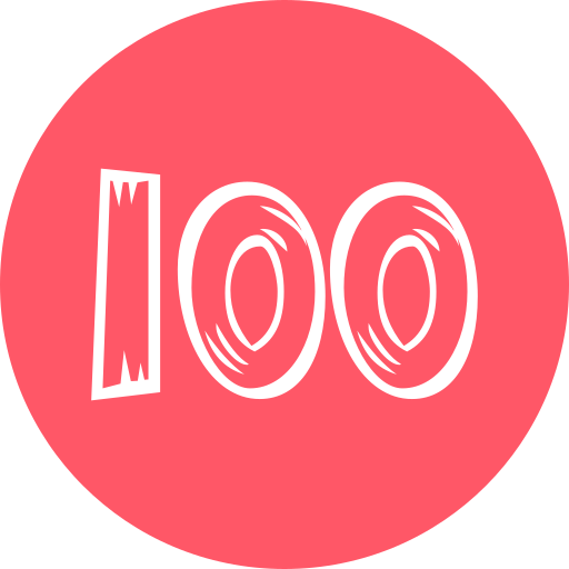 100 Generic color fill icon