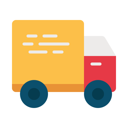 camión de envío Generic color fill icono