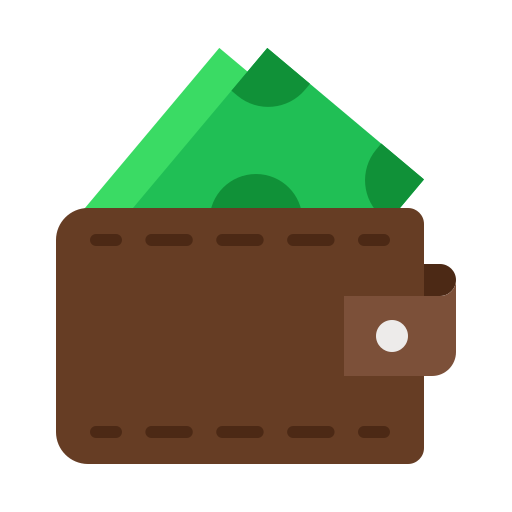 Wallet Generic color fill icon