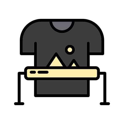 Tshirt design Generic color lineal-color icon