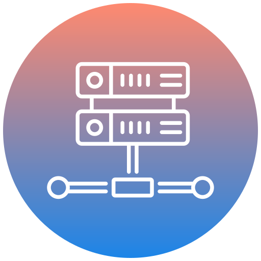 server Generic gradient fill icona