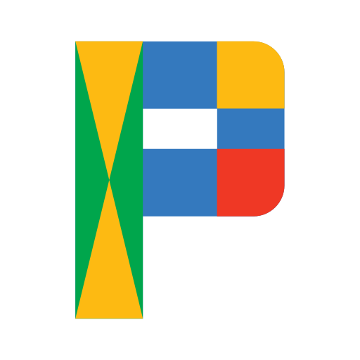 Letter p Generic color fill icon