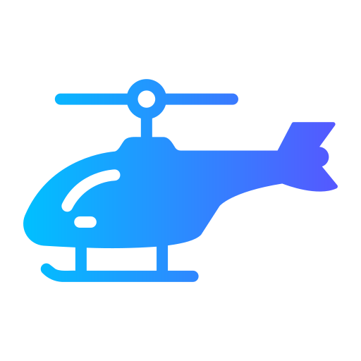 elicottero Generic gradient fill icona