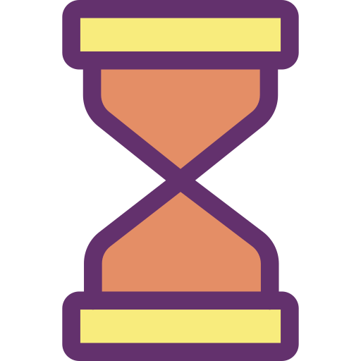 reloj de arena Icongeek26 Linear Colour icono
