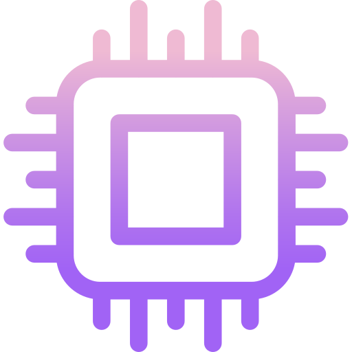Cpu Icongeek26 Outline Gradient icon