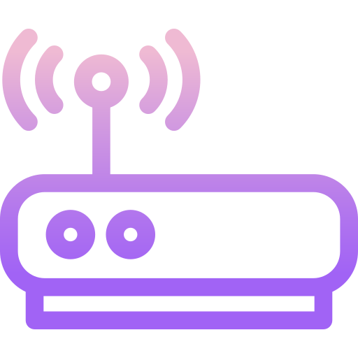 Router Icongeek26 Outline Gradient icon