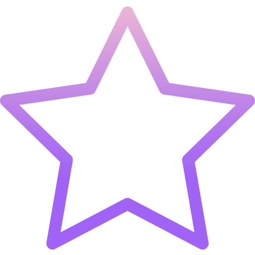 estrella Icongeek26 Outline Gradient icono