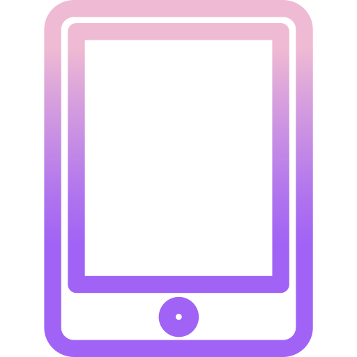 tablet Icongeek26 Outline Gradient icoon