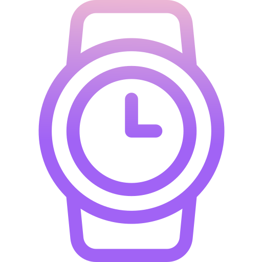 zegarek na rękę Icongeek26 Outline Gradient ikona
