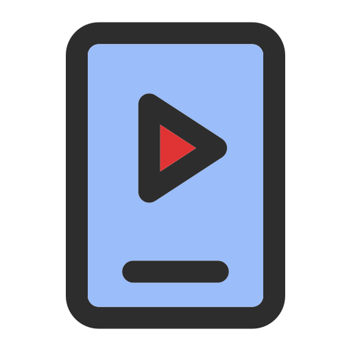 video Generic color lineal-color icono