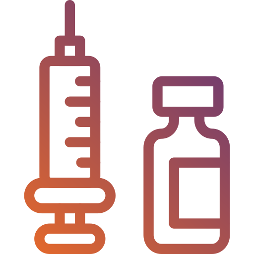 szczepionka Generic gradient outline ikona
