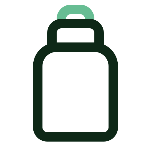 botella de agua Generic color outline icono
