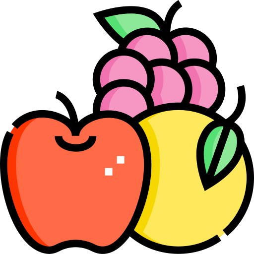 果物 Detailed Straight Lineal color icon