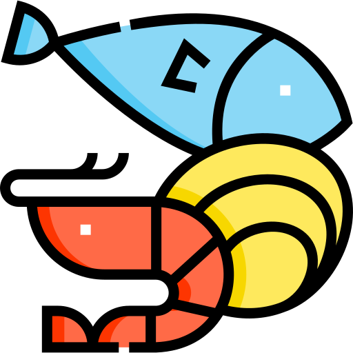해물 Detailed Straight Lineal color icon