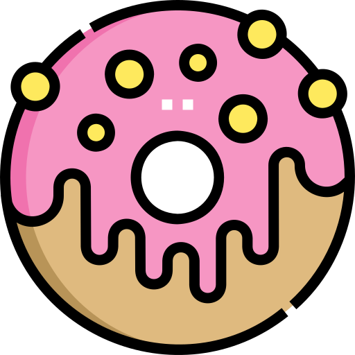 도넛 Detailed Straight Lineal color icon