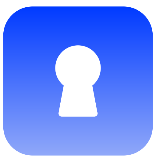 Key hole Generic gradient fill icon