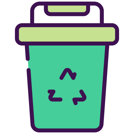 мусорное ведро Generic color lineal-color иконка
