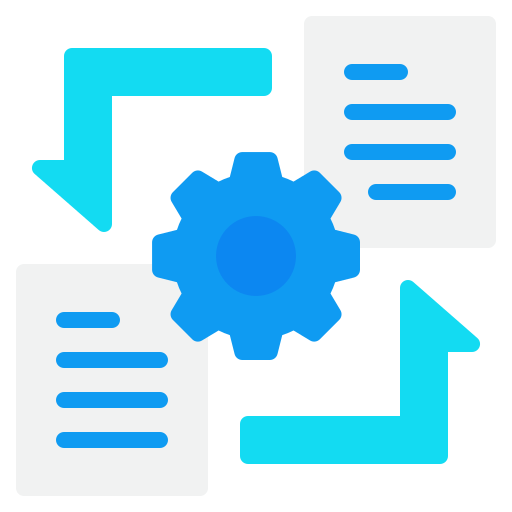 Data sharing Generic color fill icon