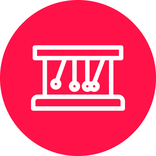 Newton cradle Generic color fill icon