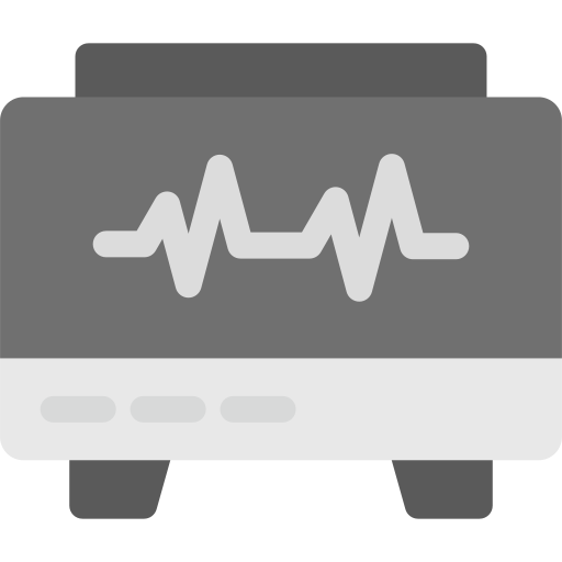 monitor de electrocardiograma Generic color fill icono