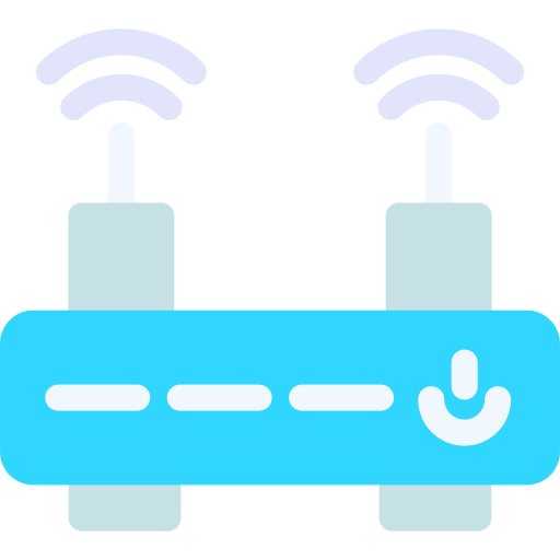 router wifi Generic color fill icona