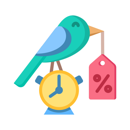 Early bird Generic color fill icon