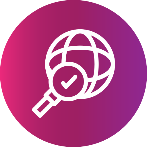 Global research Generic gradient fill icon