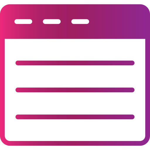 web Generic gradient fill icono