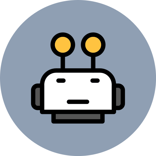 Robot face Generic color lineal-color icon