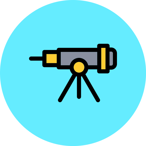 望遠鏡 Generic color lineal-color icon