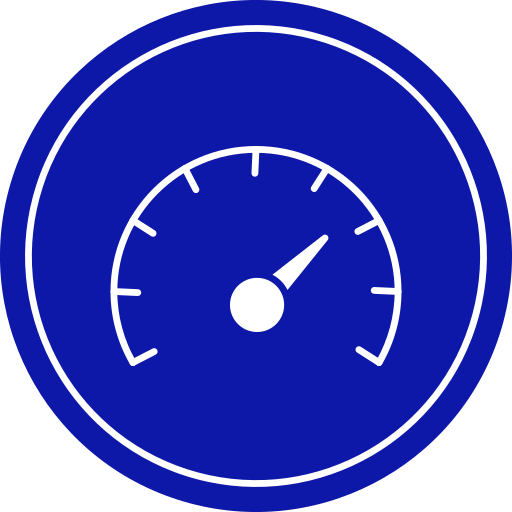 licznik prędkości Generic color fill ikona