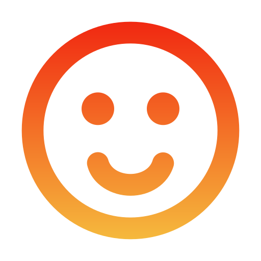 faccia sorridente Generic gradient outline icona