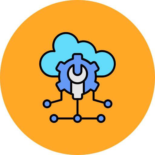 cloud computing Generic color lineal-color icon