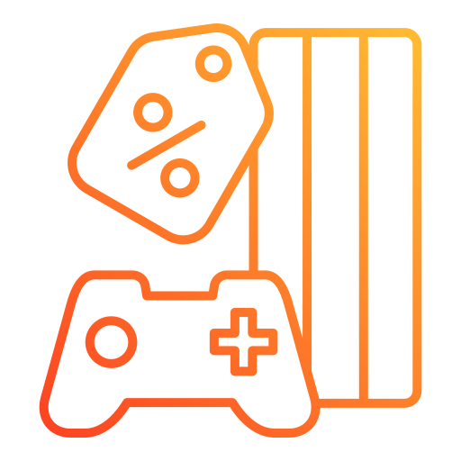 console da gioco Generic gradient outline icona