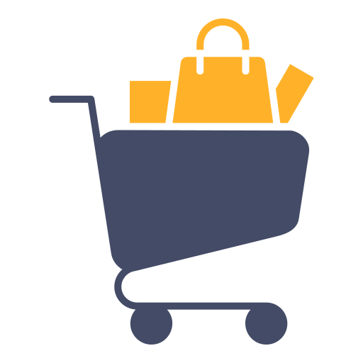 쇼핑 Generic color fill icon