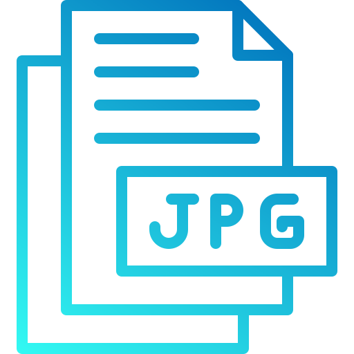 Jpg Generic gradient outline icon